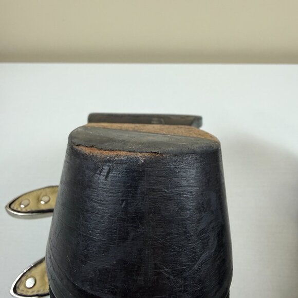 Toga Pulla Western Buckle Black Suede Ankle Boots - Picture 15 of 16